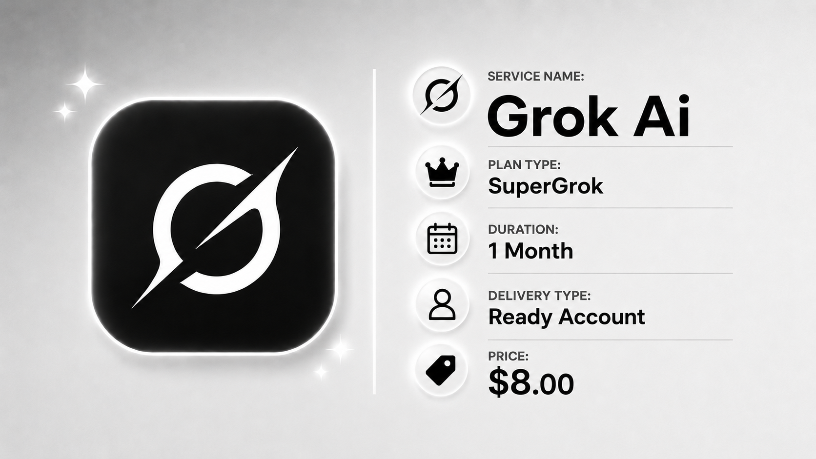 SuperGrok · 1 Month (Ready Account)