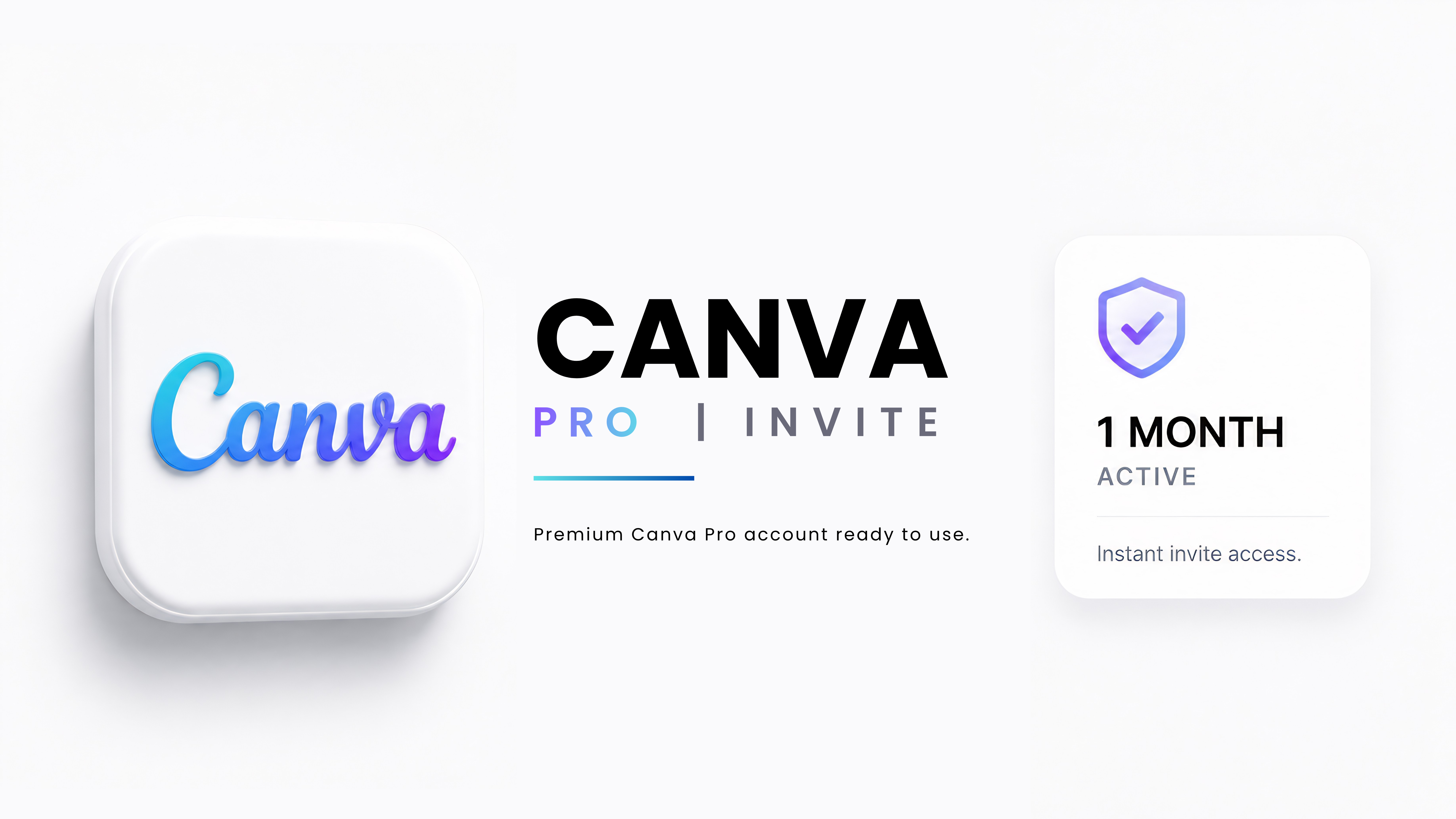 Canva Pro Invite | 1 Month Access