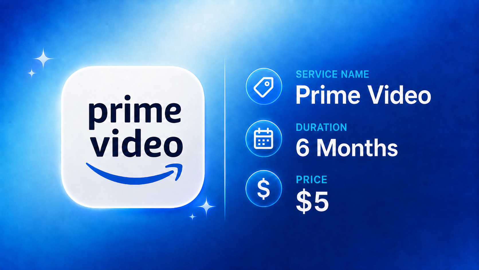 Prime Video · 6 Months (Ready Account)