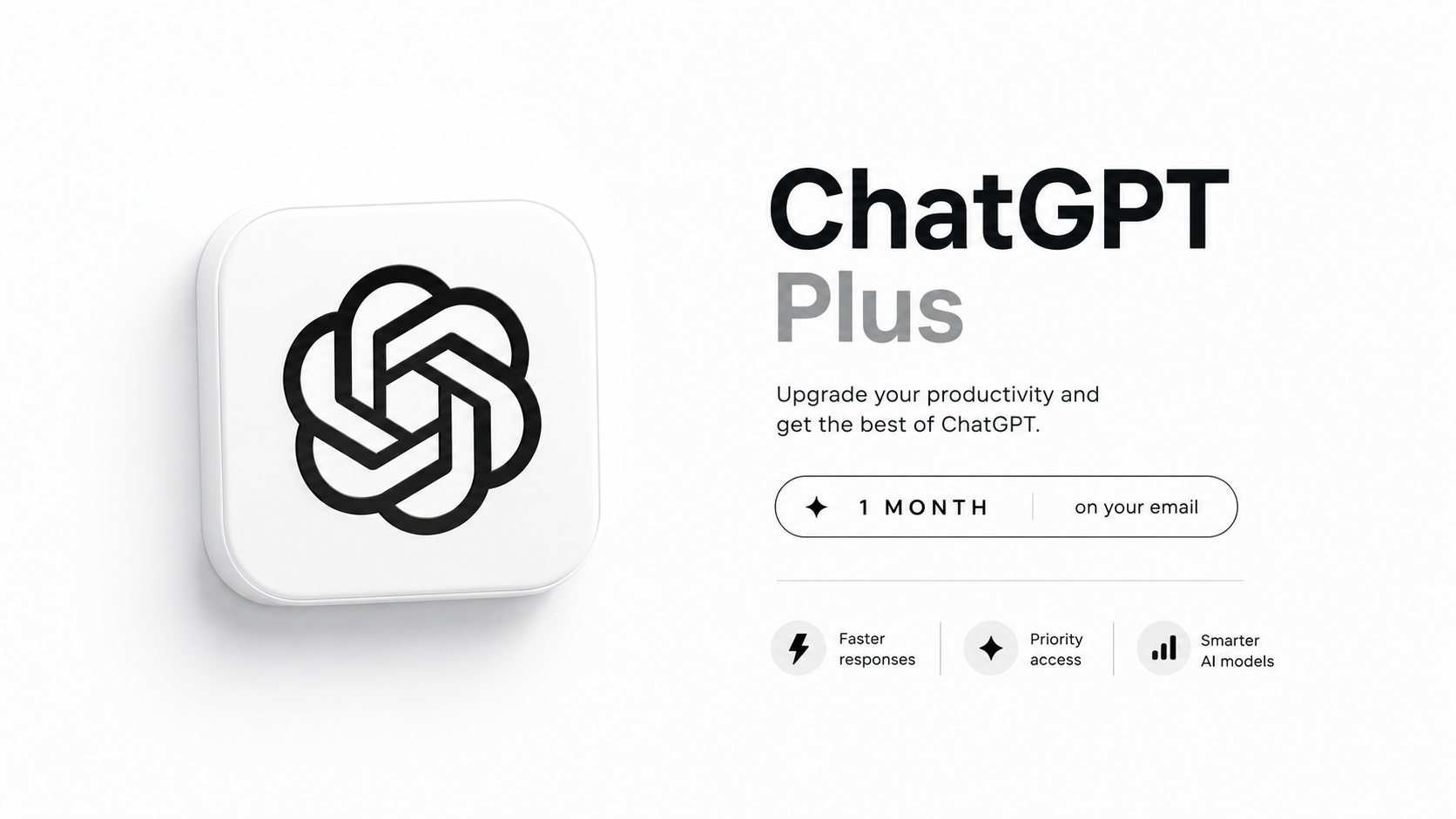 ChatGPT Plus on Your Account| 1 Month
