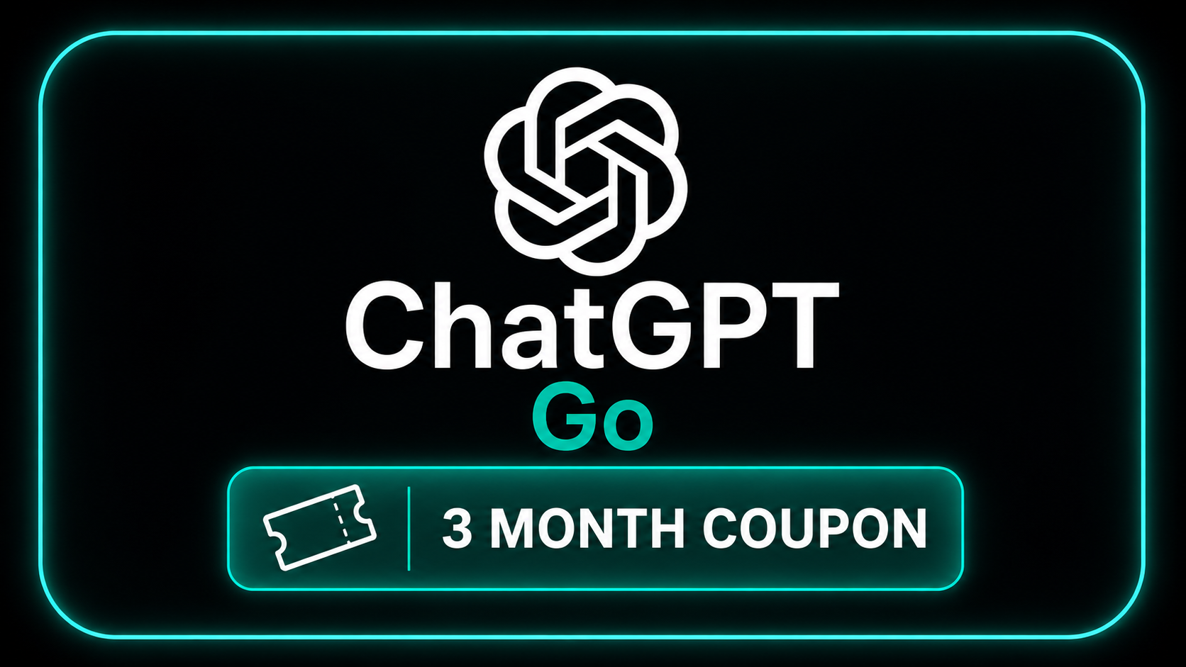 Chat GPT Go 3 Month Coupons
