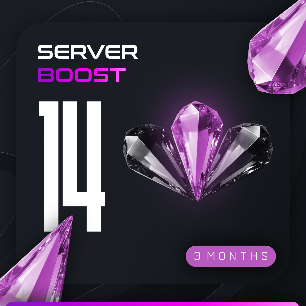 Discord Server Boost 14x 3 Month