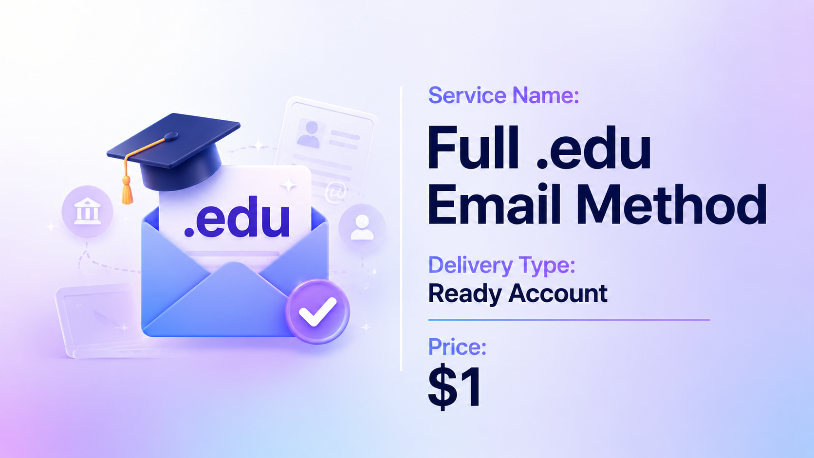 Full .edu Email Method