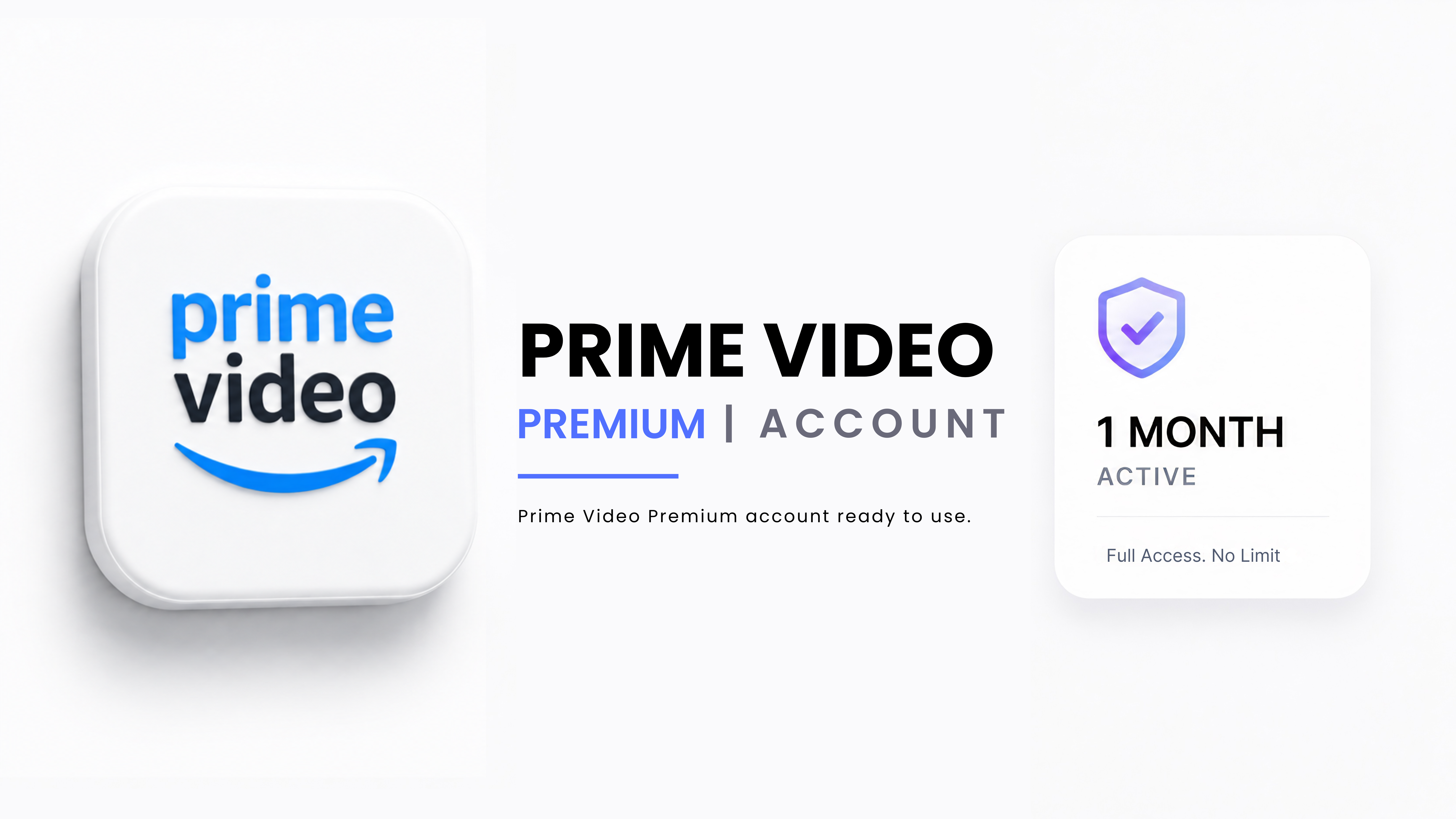 Prime Video Private Account | 1 Month