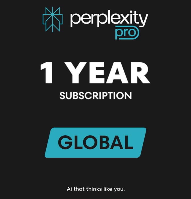 Perplexity PRO 1 year coupon