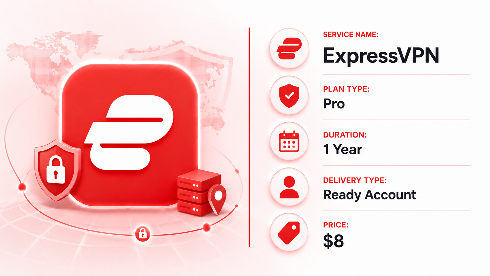 ExpressVPN · 1 Year (Ready Account)