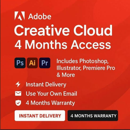 Adobe creative cloud 4 month