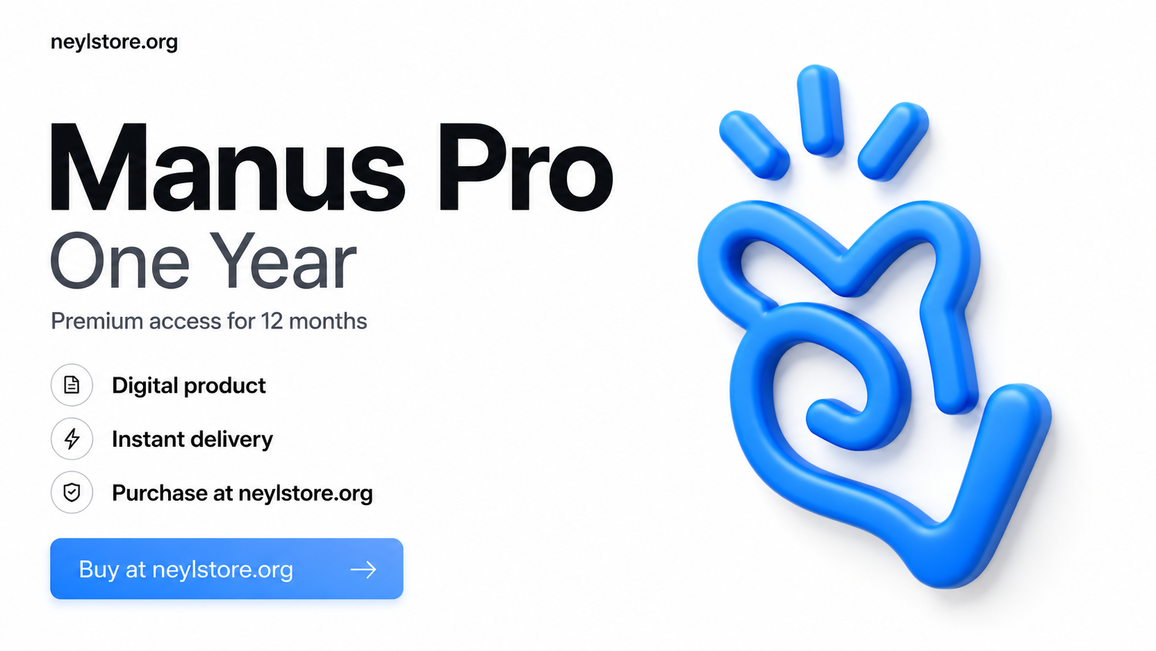 Manus Pro 1 год | купон